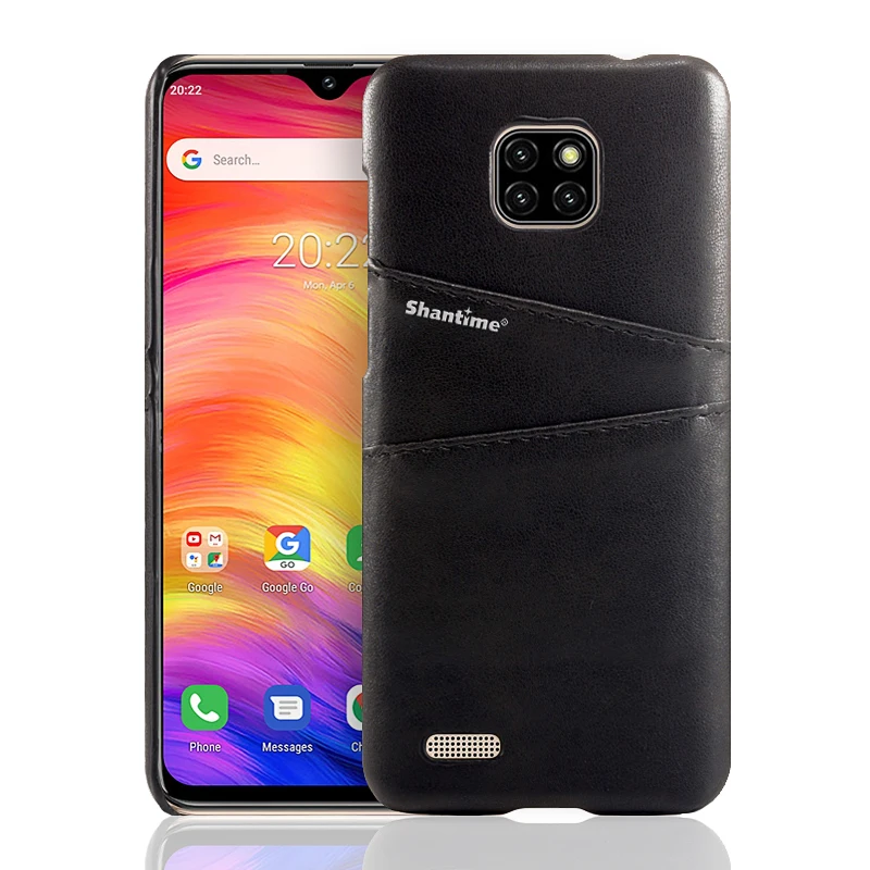 Black Роскошная винтажная Обложка на заднюю панель из искусственной кожи для Ulefone Note 7 чехол для телефона для Ulefone Note 7 чехол со слотом для карт - Цвет: Black