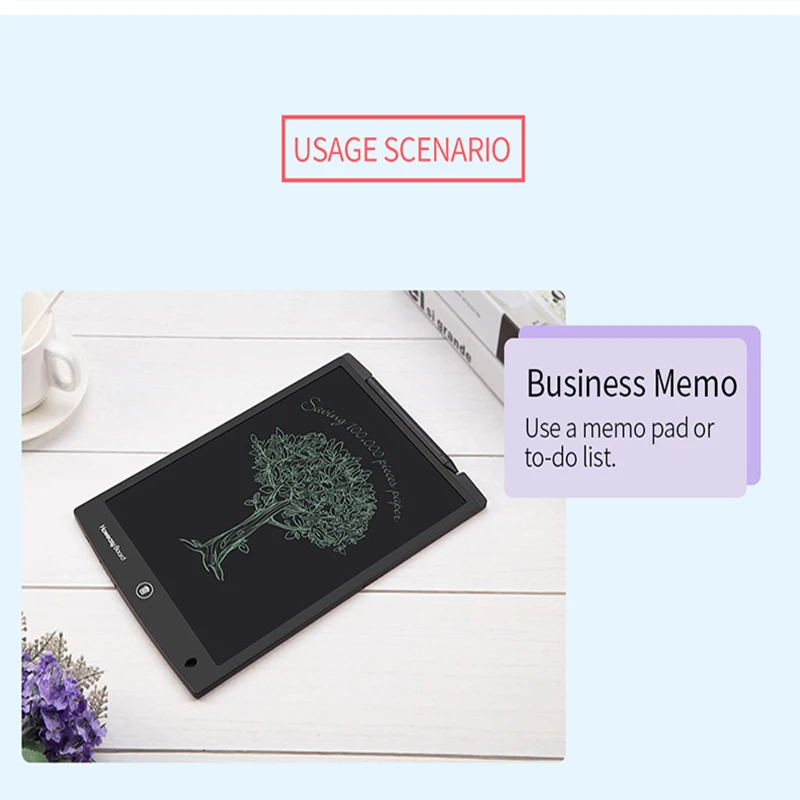 12 дюймов ЖК дисплей записи планшеты цифровой планшет для рисования Smart почерк