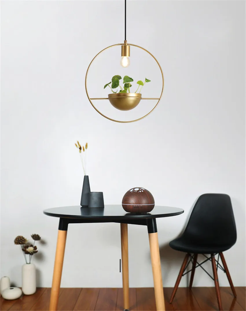 Современные подвесные потолочные светильники DIY растение кулон освещение Светодиодный светильник для гостиной спальни подвесная осветительная арматура домашний декор