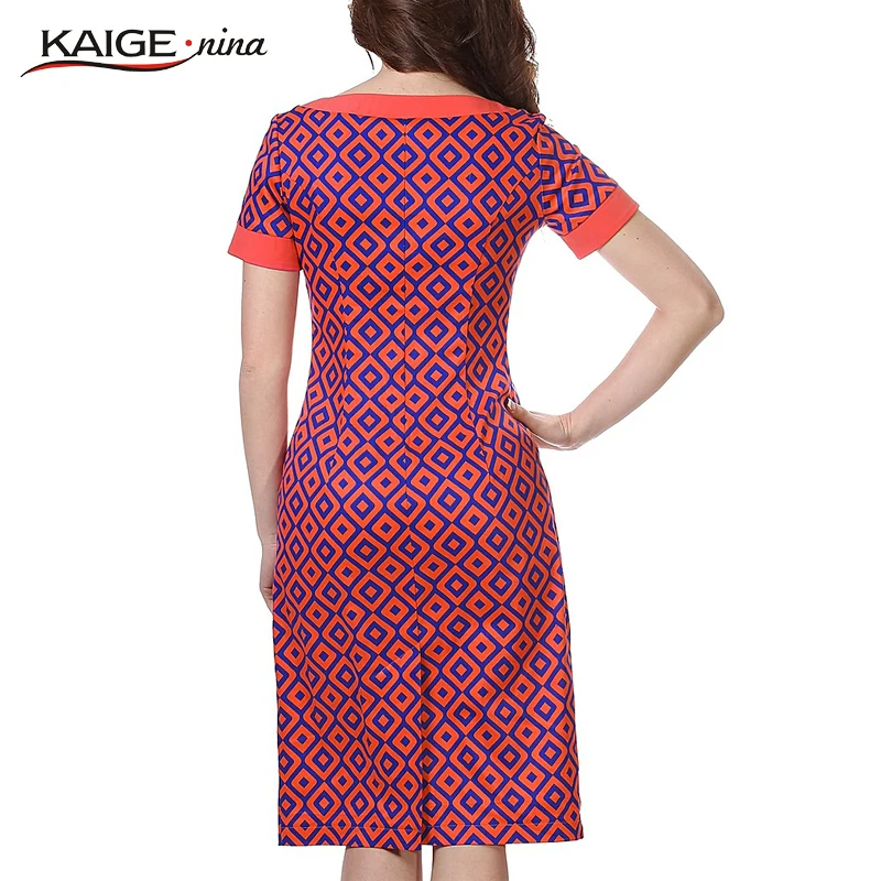 Kaige. Нина Новый женская Мода С Коротким рукавом Сетки Стиль Без Украшения Круглый