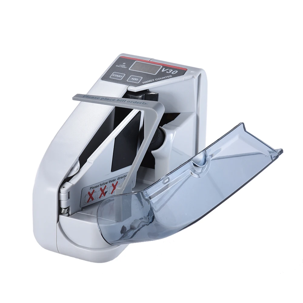 Mini Handy Bill Cash Banknote Counter Money Currency Counting Machine AC or Battery Powered |