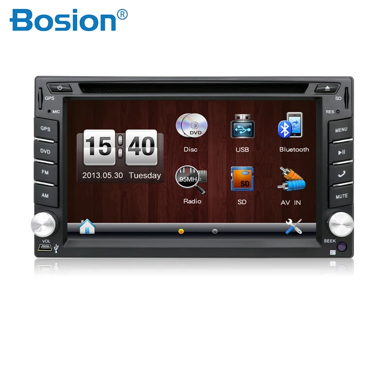 Bosion Dvd плеер автомобиля GPS радио Bluetooth 2 din универсальный для X TRAIL Qashqai икс трейл juke