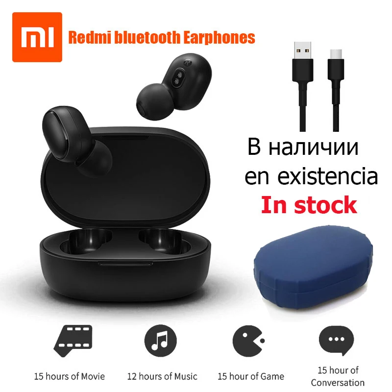 Беспроводные bluetooth наушники Xiaomi Redmi Airdots S TWS 5 0 оригинальные xiaomi Air pro гарнитура DSP с