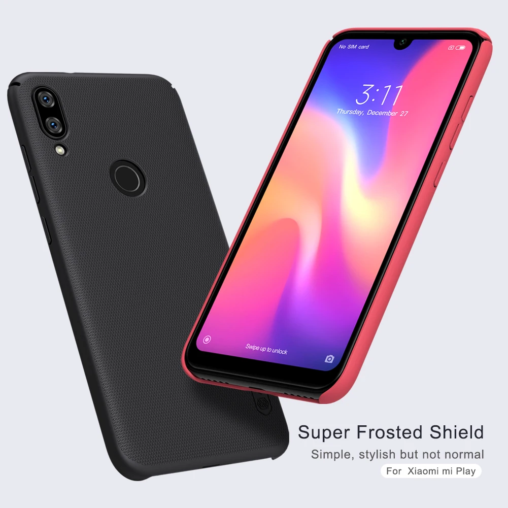 Для Xiaomi mi Play чехол Nillkin матовый защитный жесткий чехол матовый чехол для Xiaomi mi Play/mi 5 Pro Бампер Подарочный держатель