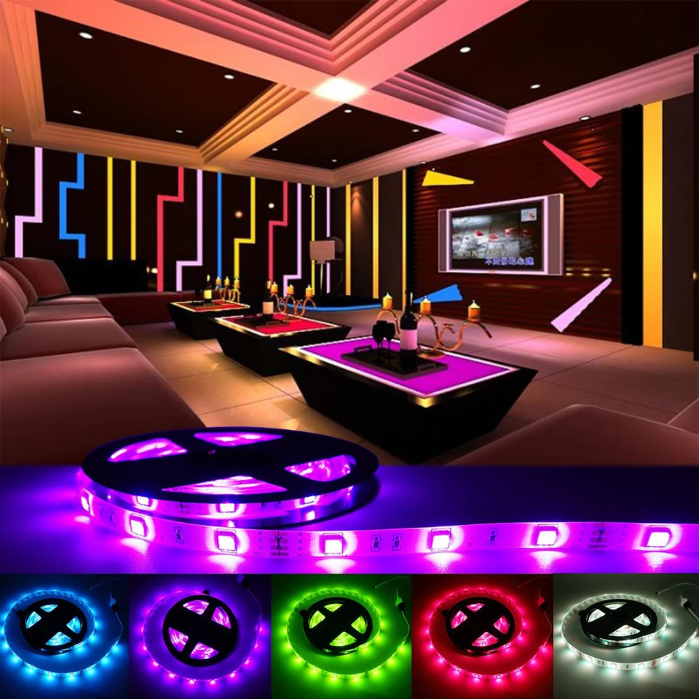 Светодиодная лента 5 м двойной цвет RGBW белый регулируемая температура RGB CCT 12 в 24