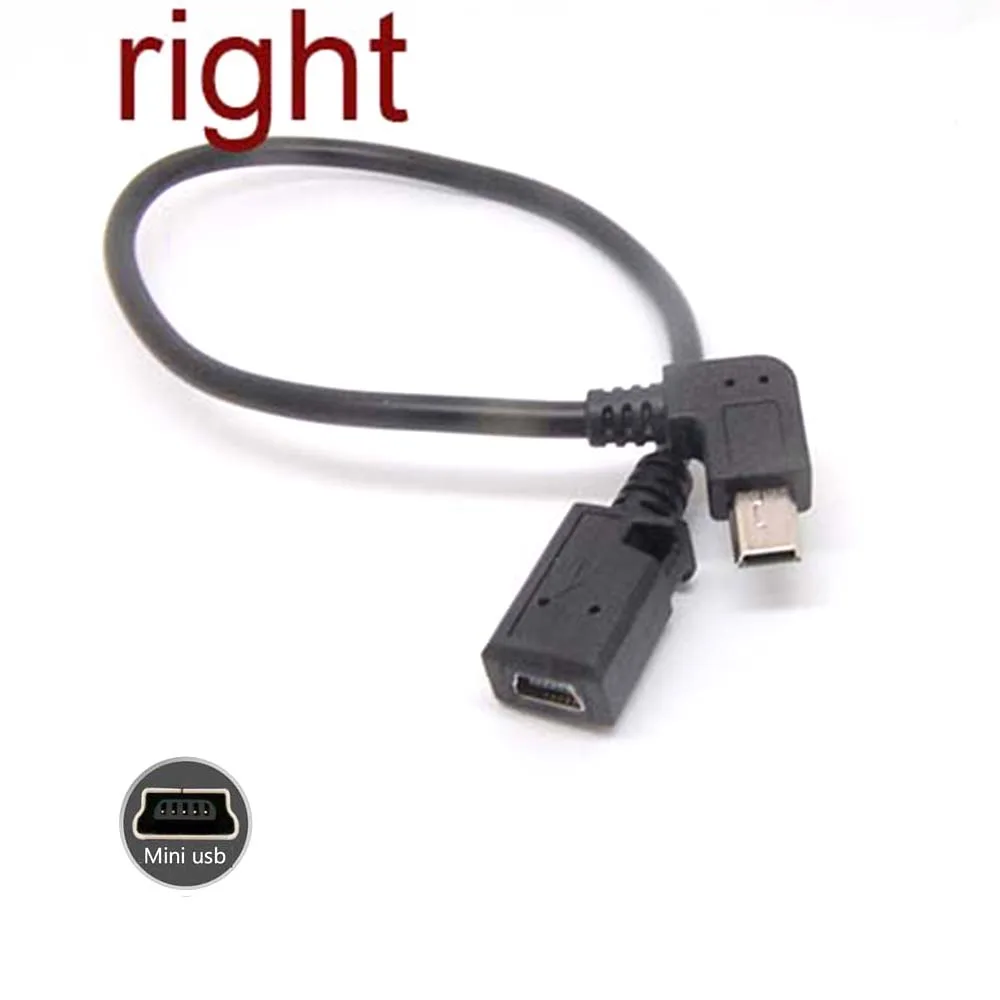 10 шт. Премиум мини USB штекер прямоугольный к Мини гнездовой переходник|Кабели для