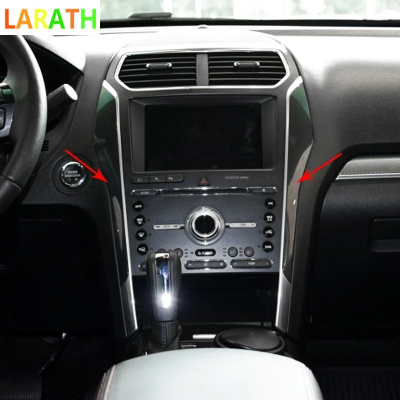 Внутренняя консоль из углеродного волокна для Ford Explorer 2016 2017 LHD коробка