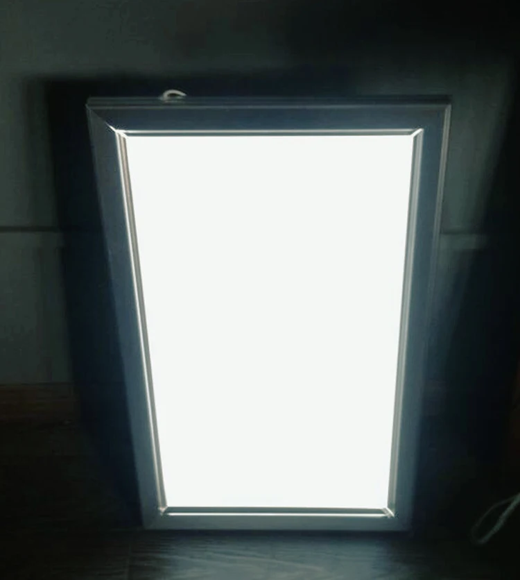 Ресторан супер тонкий 18 мм алюминиевый LED освещенное меню доски Lightbox