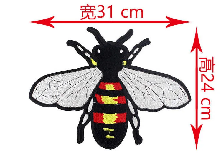 3 шт./лот Высококачественная вышивка кружевная ткань маленькая пчелиная патч