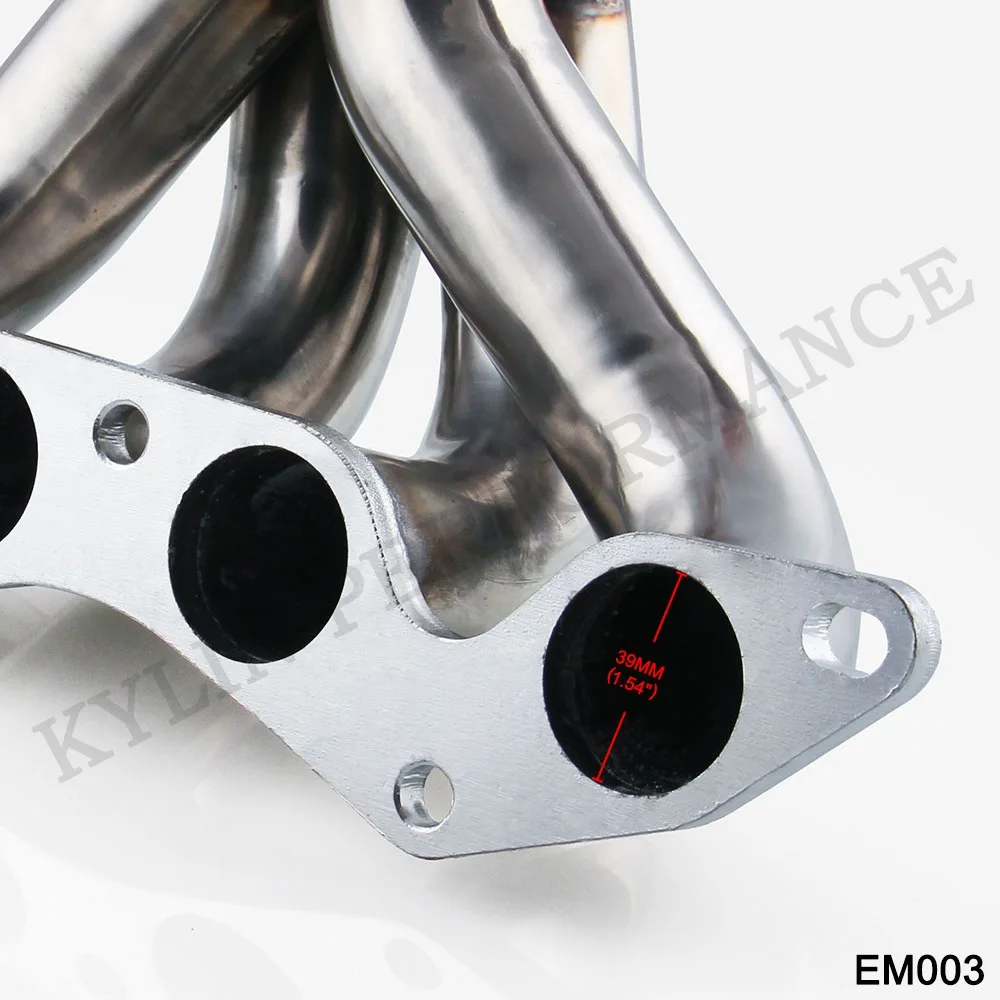 Нержавеющая сталь гоночный выхлопной трубы коллектор для Honda 01 05 Civic EX 1.7L SOHC