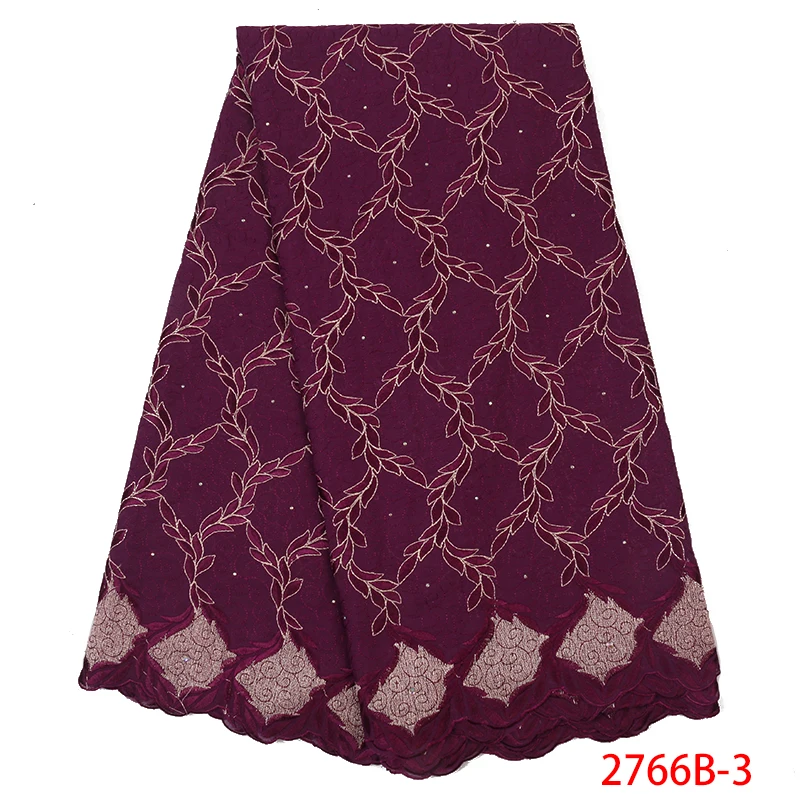 Nigerian Swiss Voile Lace In Switzerland 2019 High Quality African Dry Cotton Fabric For Women Dress With Stones GD2766B-1 | Дом и сад