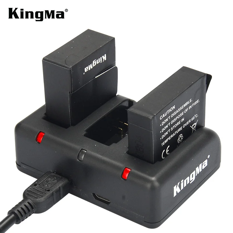 KingMa FOR gopro hero4 3+ 3 3-Channel charger for GoPro HERO4 AHDBT-401 HD HERO3+ HERO3 AHDBT-201 AHDBT-301 AHDBT-302 | Электроника