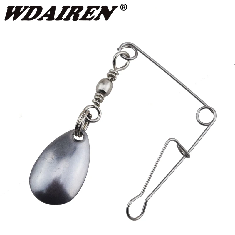 10 шт./лот приманка DIY для спиннинга ложки приманки отражающие ВИБ нержавеющая