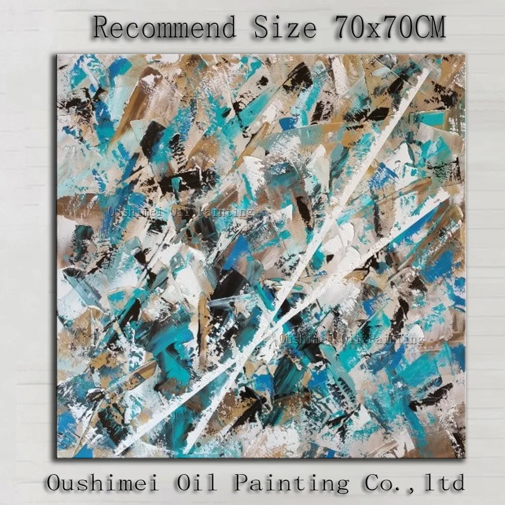 Оптовая продажа Высококачественная современная абстрактная картина маслом на