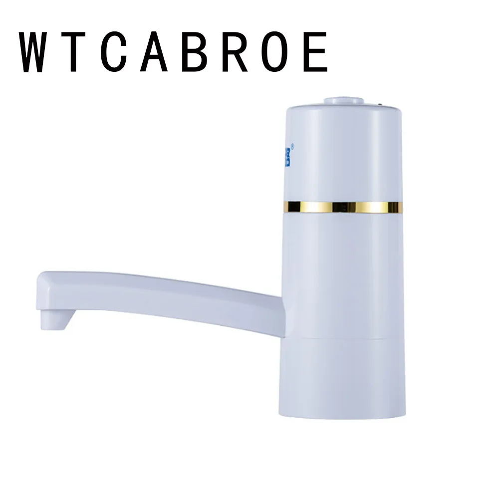 WHITE 5 WTCABROE водяной насос Портативный питьевой бутылки Посуда для напитков диспенсер для воды беспроводной Перезаряжаемый Электрический питьевой инструмент для спорта - Цвет: WHITE 5