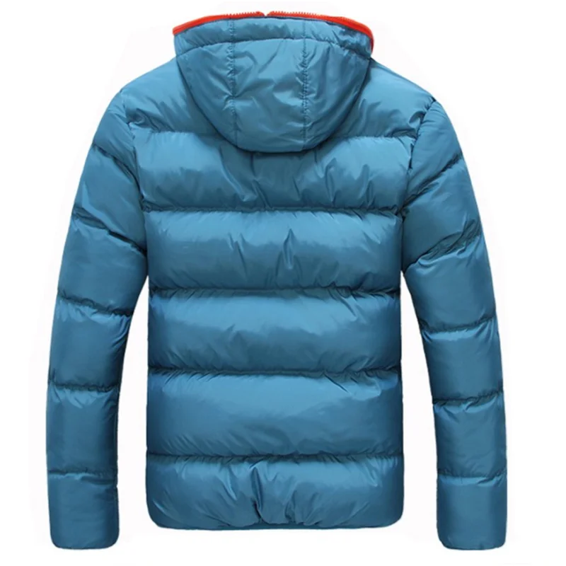 Зимние Для мужчин куртка новинка 2017 года бренд высокое качество Карамельный цвет