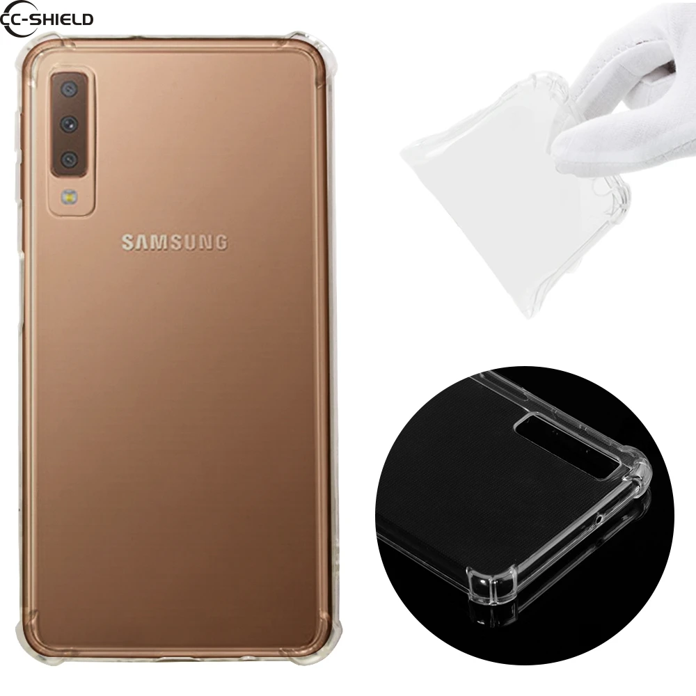 Мягкий чехол для Samsung Galaxy A7 2018 SM A750 A750F A750F/DS SM-A750F/DS SM-A750F ультратонкий прозрачный