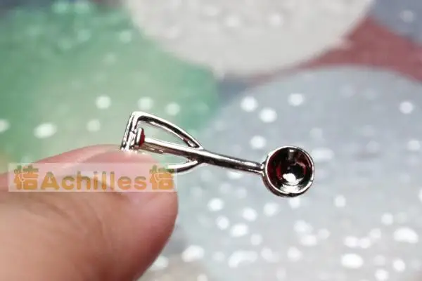 

MINI Ice Cream Spoon Dollhouse Mini Siwan Clay scene Alloys