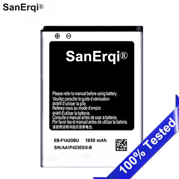Сменный литийионный аккумулятор EB-F1A2GBU 1650 мА · ч для SAMSUNG Galaxy S2 I9100 9100 i9100g i9103 i9105 I9108