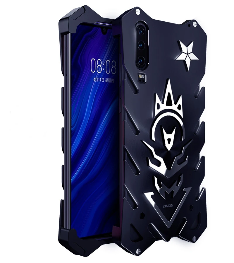 Для huawei P30 Pro Zimon авиационный алюминиевый металлический чехол, прочный защитный чехол для huawei P30 Lite P30 металлический чехол