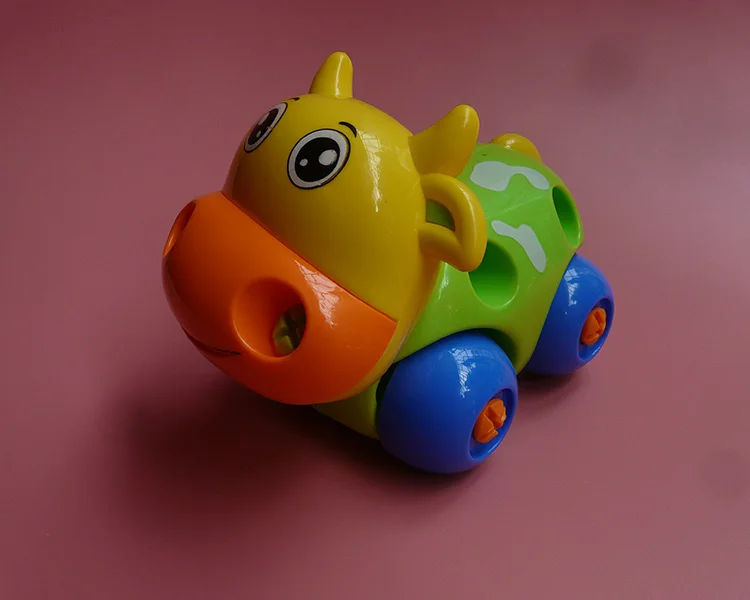 Разборка животных и строительные блоки для автомобилей собранная модель