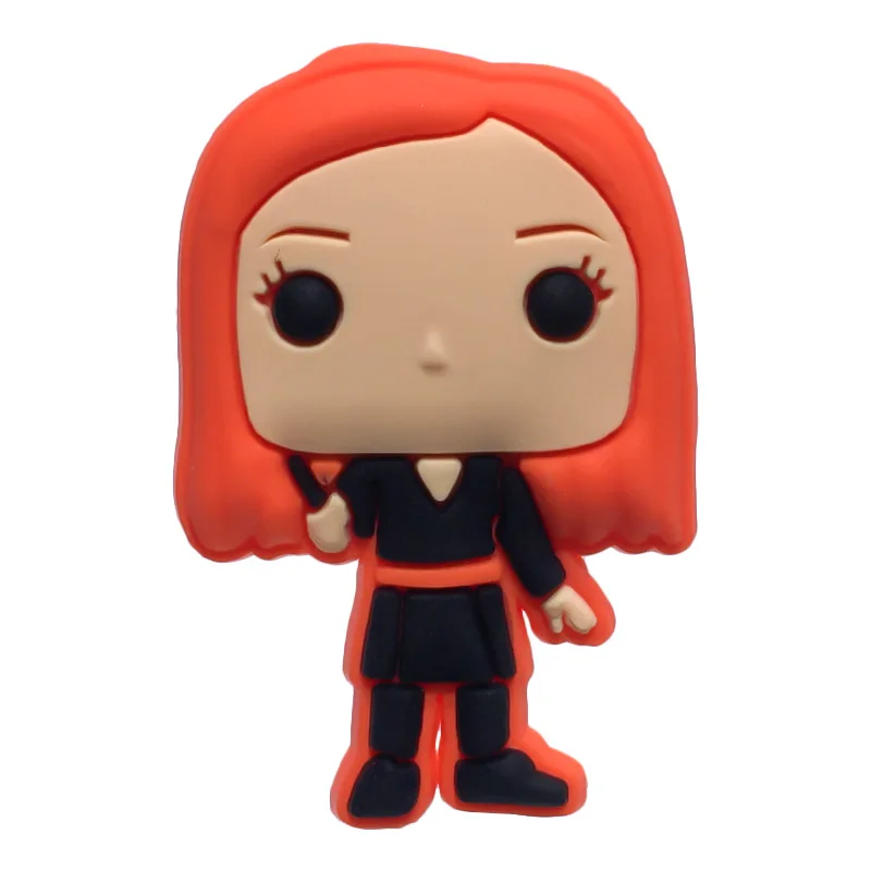 136-13 Новинка, 1 шт., Deadpool, Antman, яд, Джокер, мультфильм, ПВХ, обувь, амулеты, пряжки, аксессуары, подходят для браслетов, Croc JIBZ, детские подарки на вечеринку - Цвет: 136-13