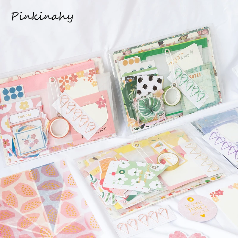 Kawaii Справочник коллаж материал планета цветок лента для декорации Washi DIY золочение наклейки Скрапбукинг Закладка для книги конверт Escol
