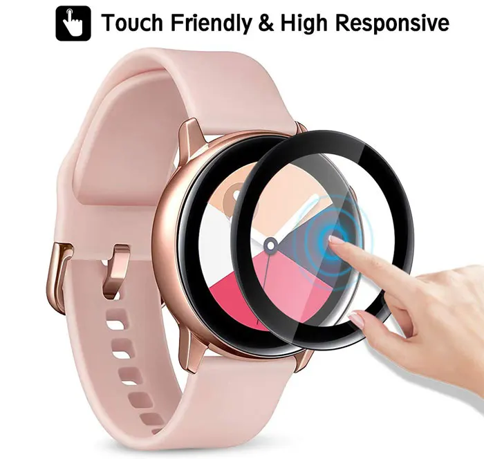 Полимерная пленка для samsung Galaxy Watch Active 2 40 мм 44 мм gear S3 frontier S2 42 мм 46 мм защитная пленка HD с защитой от пузырей