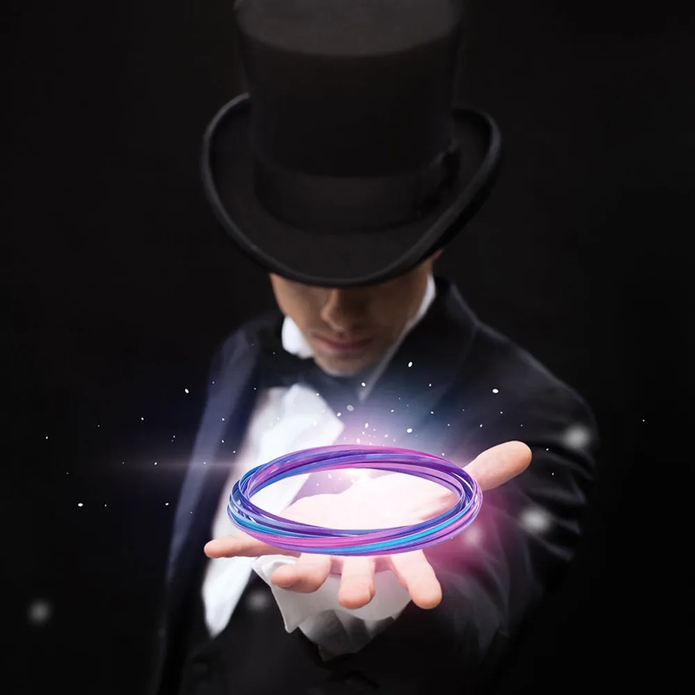 Изысканная забавная волшебная игрушка Flow rings Energy Kinetic Весенняя игрушка сенсорная Интерактивная Новинка крутые игрушки для детей антистресс детская игрушка