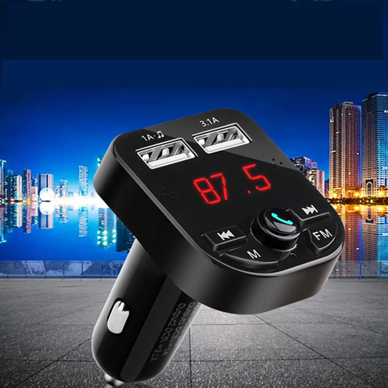 Автомобильный беспроводной Bluetooth комплект приемник ЖК дисплей MP3 плеер