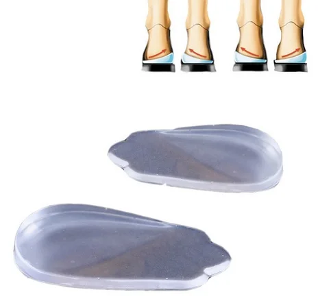 Силиконовые ортопедические стельки круглого типа коррекция ног X внутренняя и