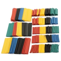 328 pcsset 21 polyolefin heat shrink tubing tube sleeve wrap wire assortment 8 size pe heat black tube car cable pouch assort