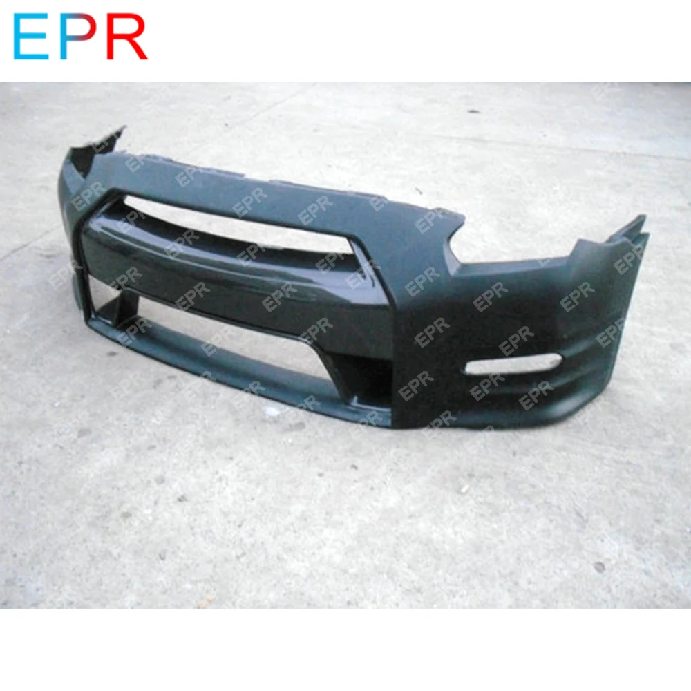 Для Nissan GTR R35 (2011 2013) стекло волокно OEM стиль передний бампер w/o LED (DBA бампер) тюнинг