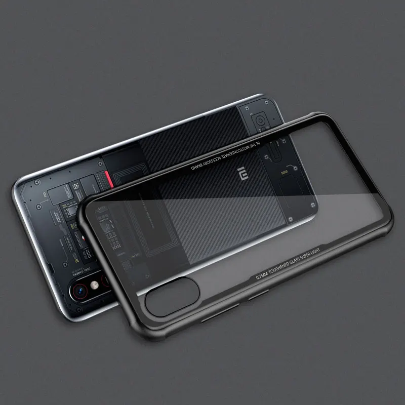 Чехол для xiaomi mi 8 Explorer Version чехол MOFI из закаленного стекла задней панели