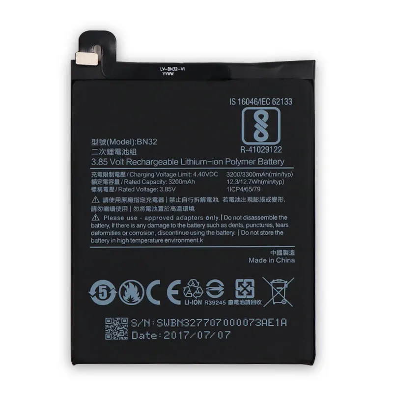 Mcdark 3300 мАч для Xiaomi BN32 Сменный аккумулятор батареи + Инструменты | Мобильные
