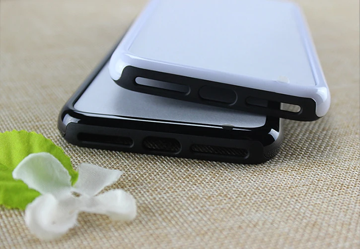 MANNIYA Blank Sublimation 2 в 1 ТПУ + ПК Жесткий двойной чехол для iphone 7 plus 8 с алюминиевыми