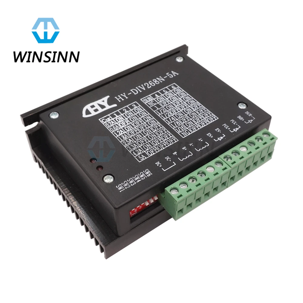 Контроллер шагового двигателя winнакленаклейки TB6600 0 2 5A 12 48 В для ЧПУ Nema 17 23 24 34