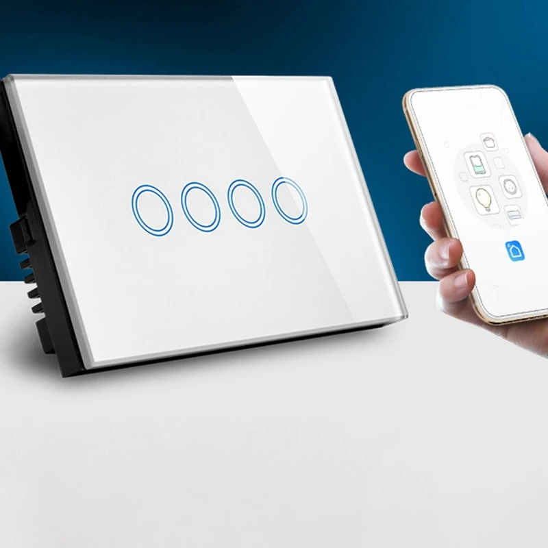 Wifi переключатель 4 Открытый однокнопочный мобильный телефон пульт