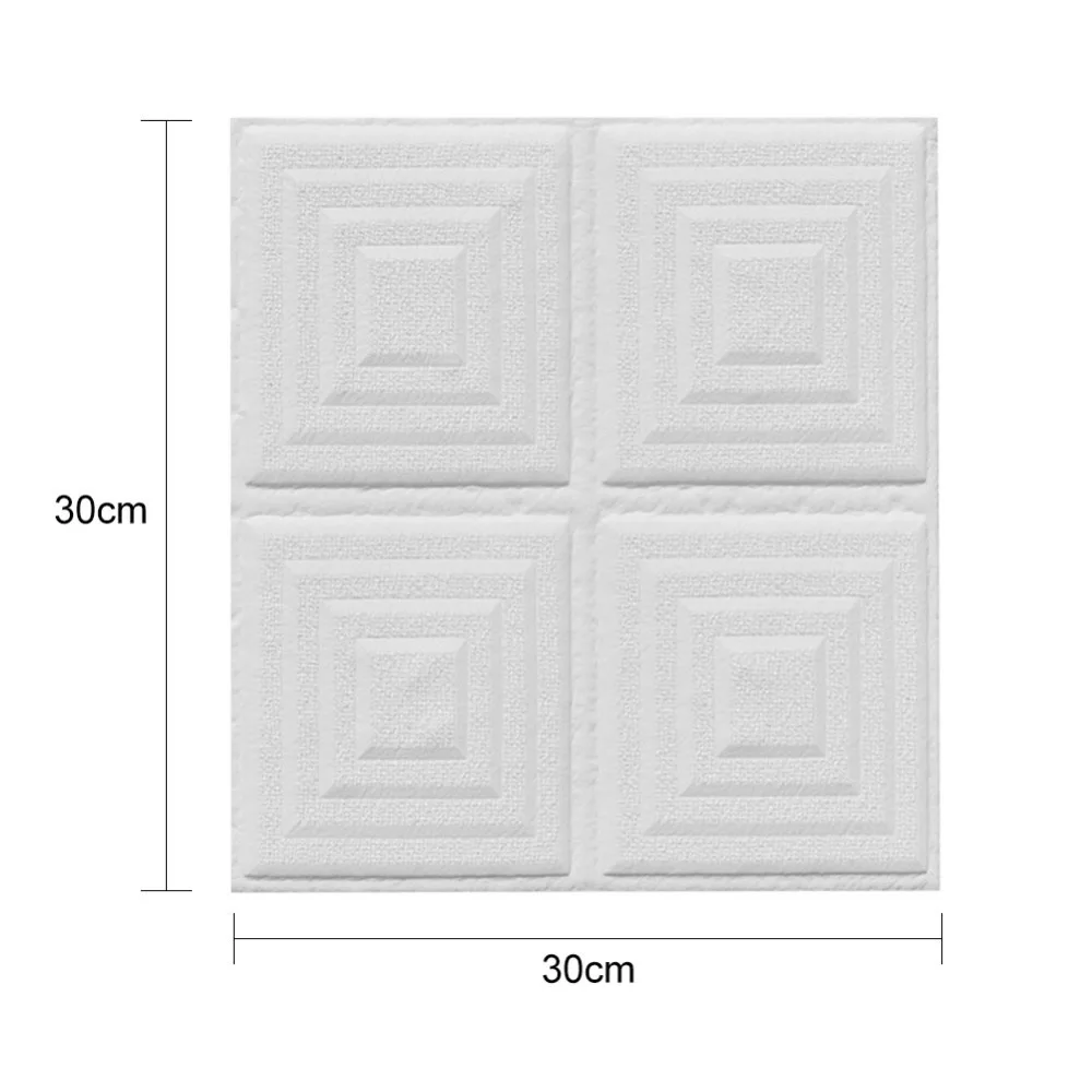 3D наклейки на стену из пенопласта с рисунком кирпича водонепроницаемые