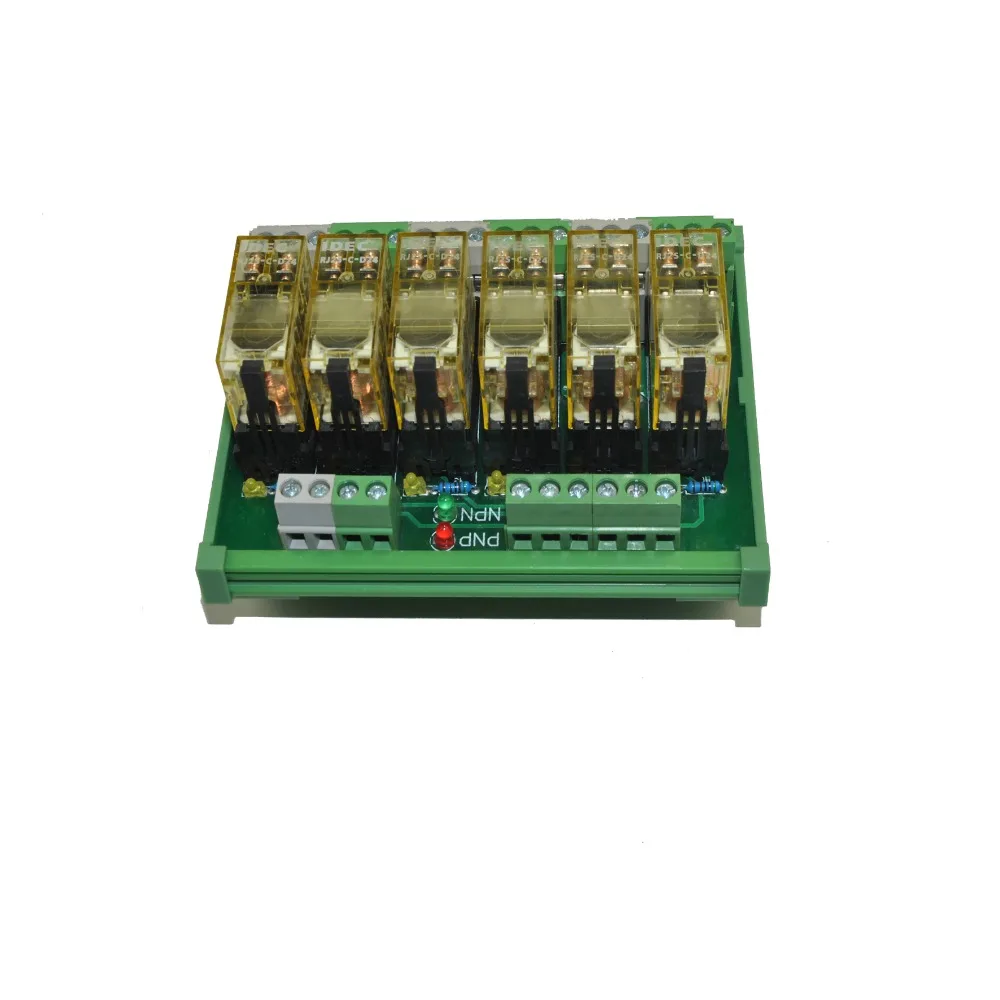 6-канальный модуль реле интерфейса DPDT DIN Rail Mount IDEC RJ2S | Обустройство дома