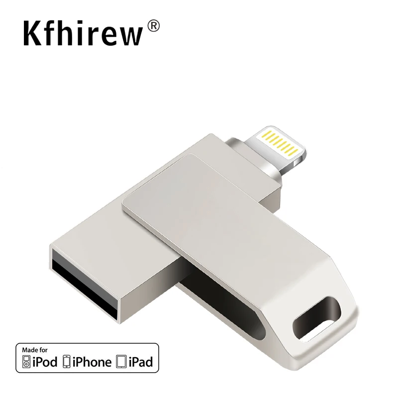 Usb флеш-накопитель для iPhone 6/6s/6plus/7/7plus/8/X Usb/Otg/Lightning pendrive 2 в 1 флеш-накопитель для iOS memory stick флэш-диск