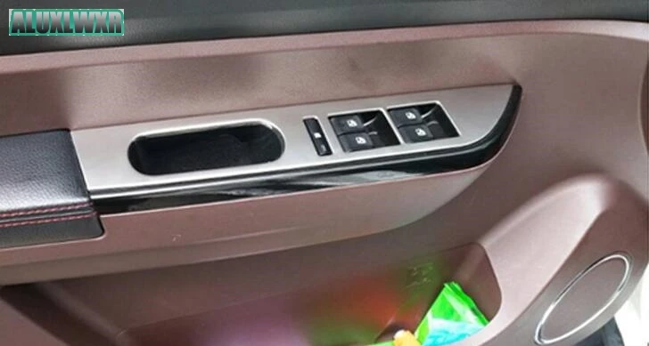 Аксессуары для lifan marveii myway, автомобильный подлокотник для внутренней двери, стеклоподъемная кнопка, крышка, комплект, отделка, LHD, автомобильный Стайлинг, 4 шт
