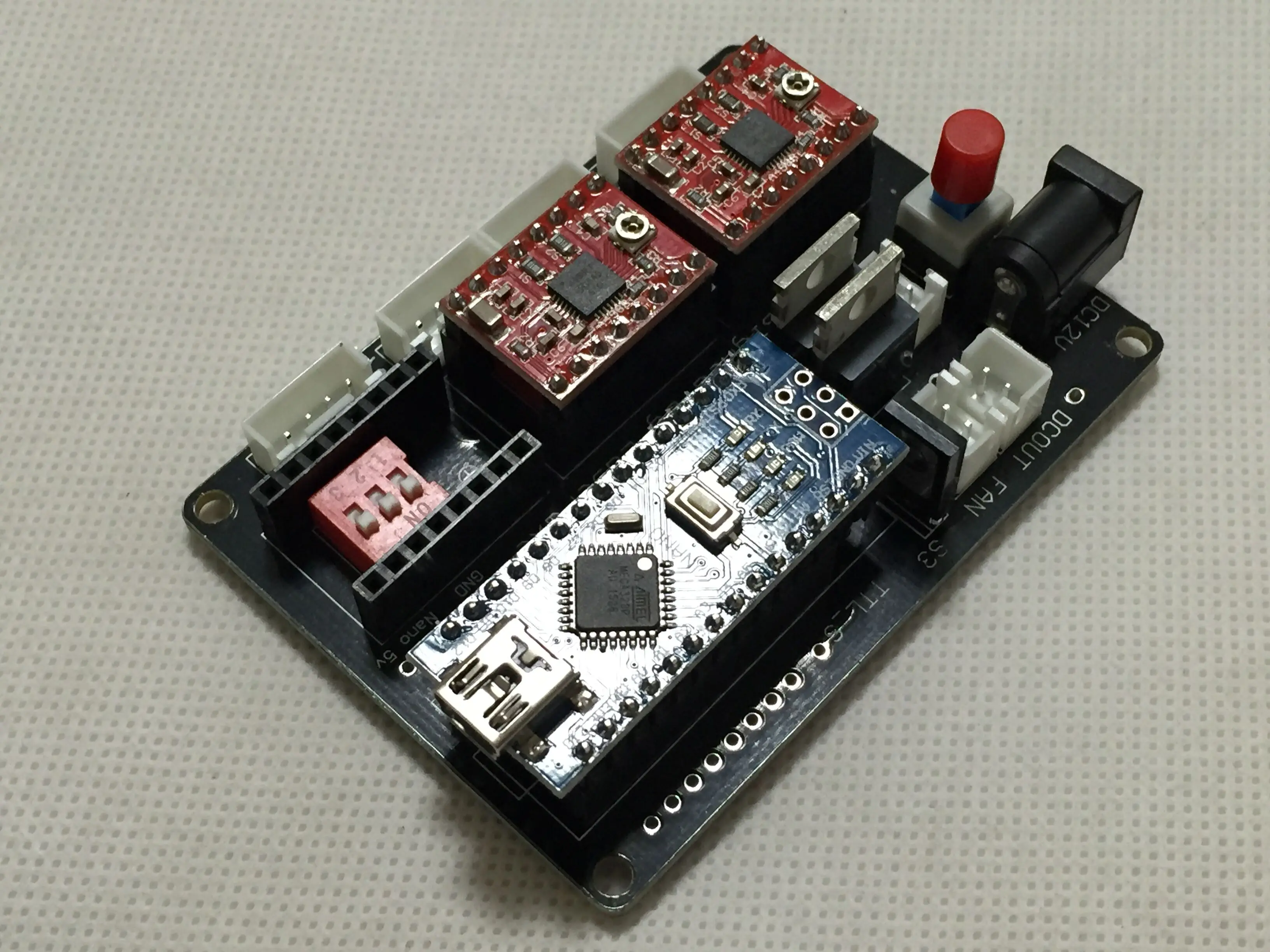 Лазерный гравировальный станок DIY 2 осевой шаговый двигатель плата управления