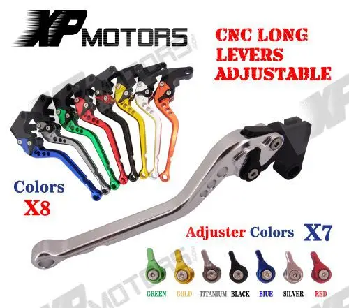 

CNC Long Brake Clutch Lever For Yamaha FJR1300 XJR1200 XJR1300 YZF750 R/SP FZR1000 EXUP YZF1000 Thunderrace FJ1200 No ABS