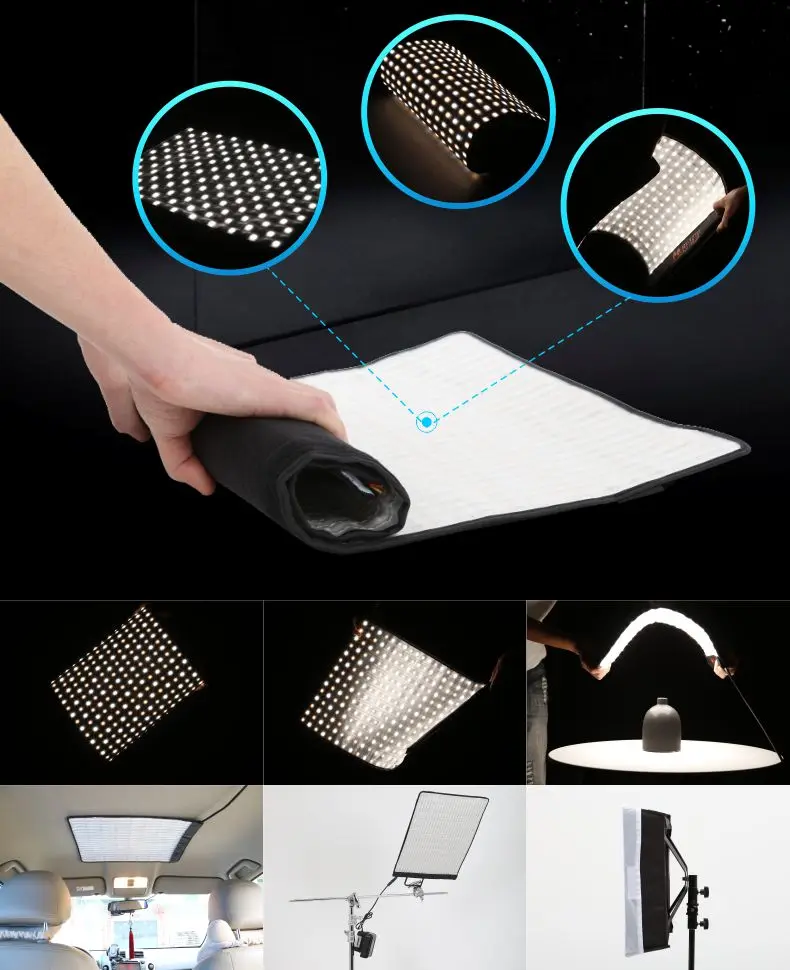 Falconeyes 100 Вт RX 18TD освещение для фотосъемки портативное видеостудии двухцветный 3000