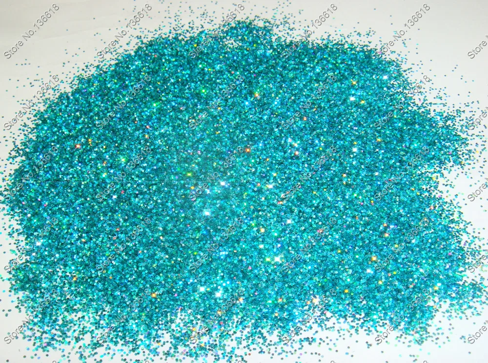 50gram 1/64 &quot(0 4 мм) 015 голографический лазер сине зеленый блеск для ногтей