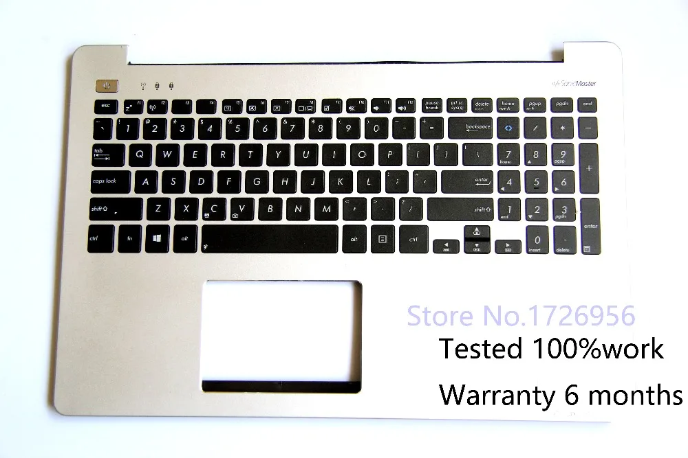 Оригинальная 95% новая б/у клавиатура с рамкой для ASUS K551 K551L S551L S551LN V551 notebpok замена