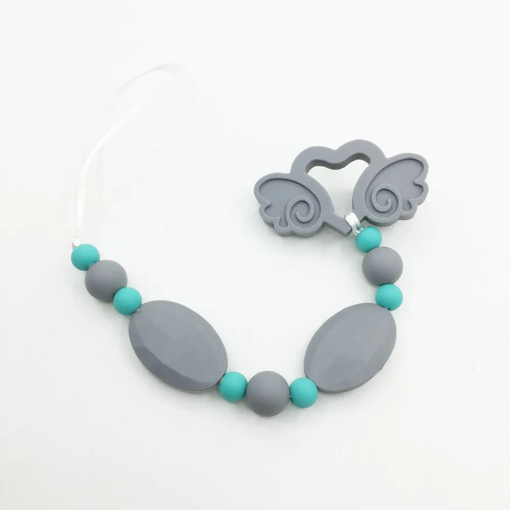 Силиконовый зажим для прорезывания зубов с жирафом игрушка-прорезыватель