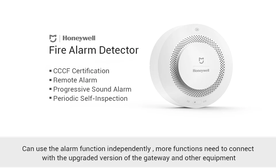 Xiaomi Mijia дымовая сигнализация Honeywell пожарная сигнализация детектор Поддержка дистанционного управления