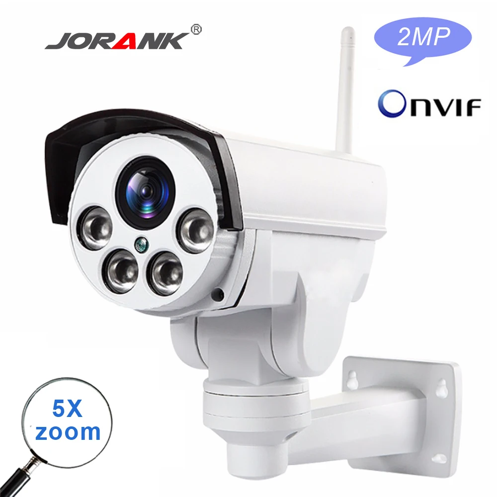 JORANK Sony IMX323 Беспроводная HD 1080PWifi PTZ ip камера аудио 5x зум Автофокус мм 12 2 8 2MP открытая